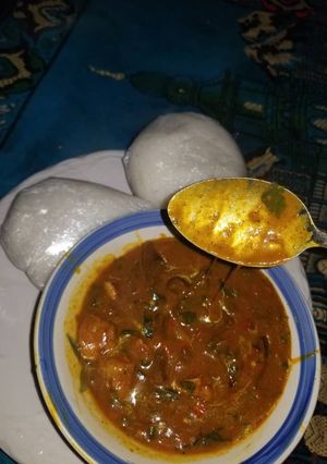 A picture of Ogbono soup.