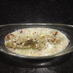 A picture of Coconut Rabdi.