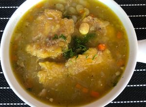 Una foto de Sopa de patacón