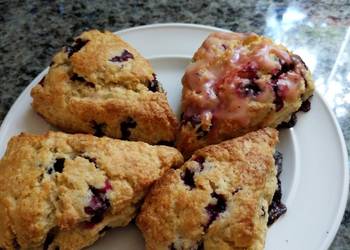 Easiest Way to Make Appetizing Lemon blueberry scones 