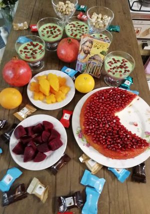 عکسی از دستور سفره شب یلدا