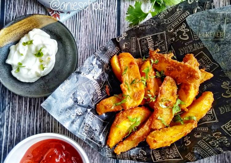 Curry Potato Wedges