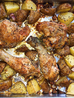 Foto resep Easy Roasted Chicken & Potato