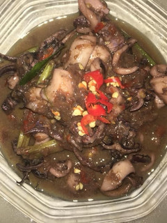 Foto resep Cumi-cumi masak hitam