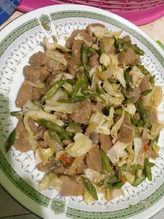 Cara Mudah Membuat Resep Kacang panjang tumis dan pentol yang  Bikin Ketagihan Anti Ribet, Bikin Ngiler