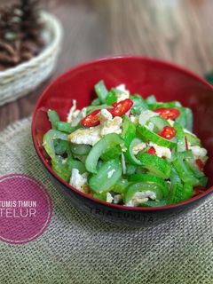 Foto resep Tumis Timun Telur