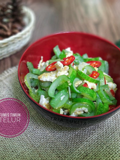 Foto resep Tumis Timun Telur