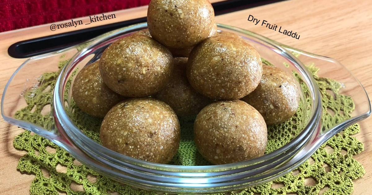 Dry Fruit Laddu Recipe by Rosalyn_Kitchen Cookpad