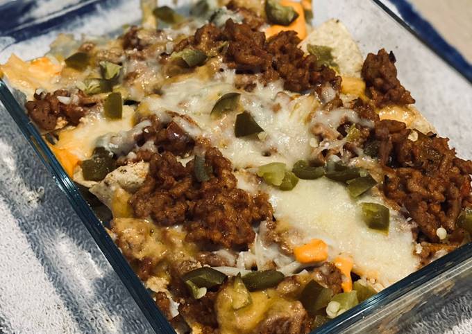 Nachos mexicanos con carne Receta de Elisabet Lopez hueso- Cookpad