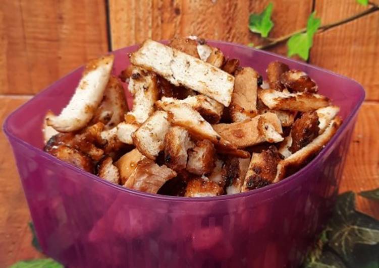 Resep Kulit Roti tawar popcorn karamel Anti Gagal