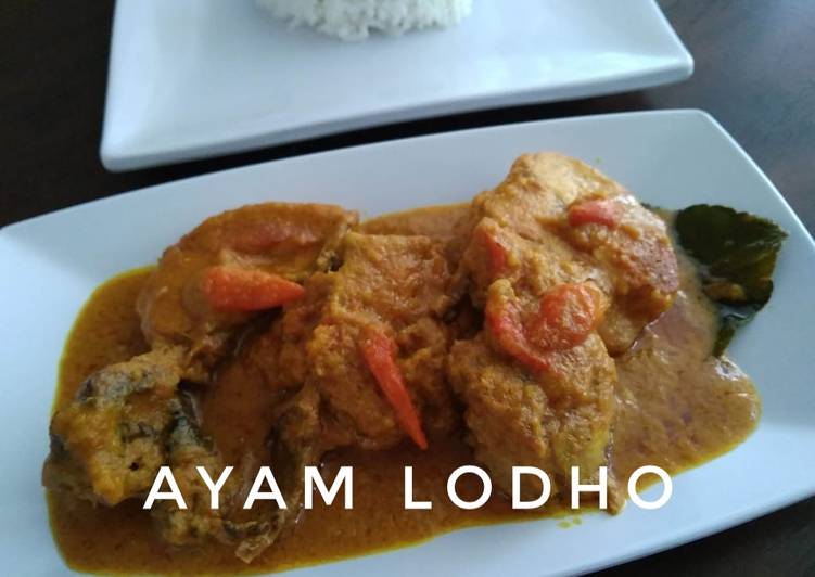Resep Ayam Lodho (Tulungagung) yang mudah