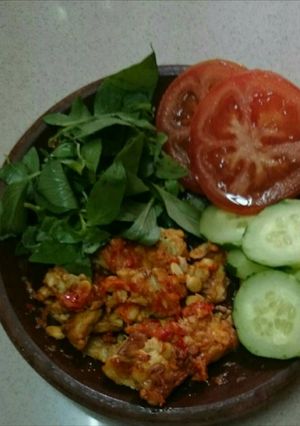 Foto resep Tempe penyet sambal kemiri