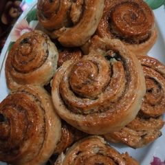 A picture of Cinnamon rolls.
