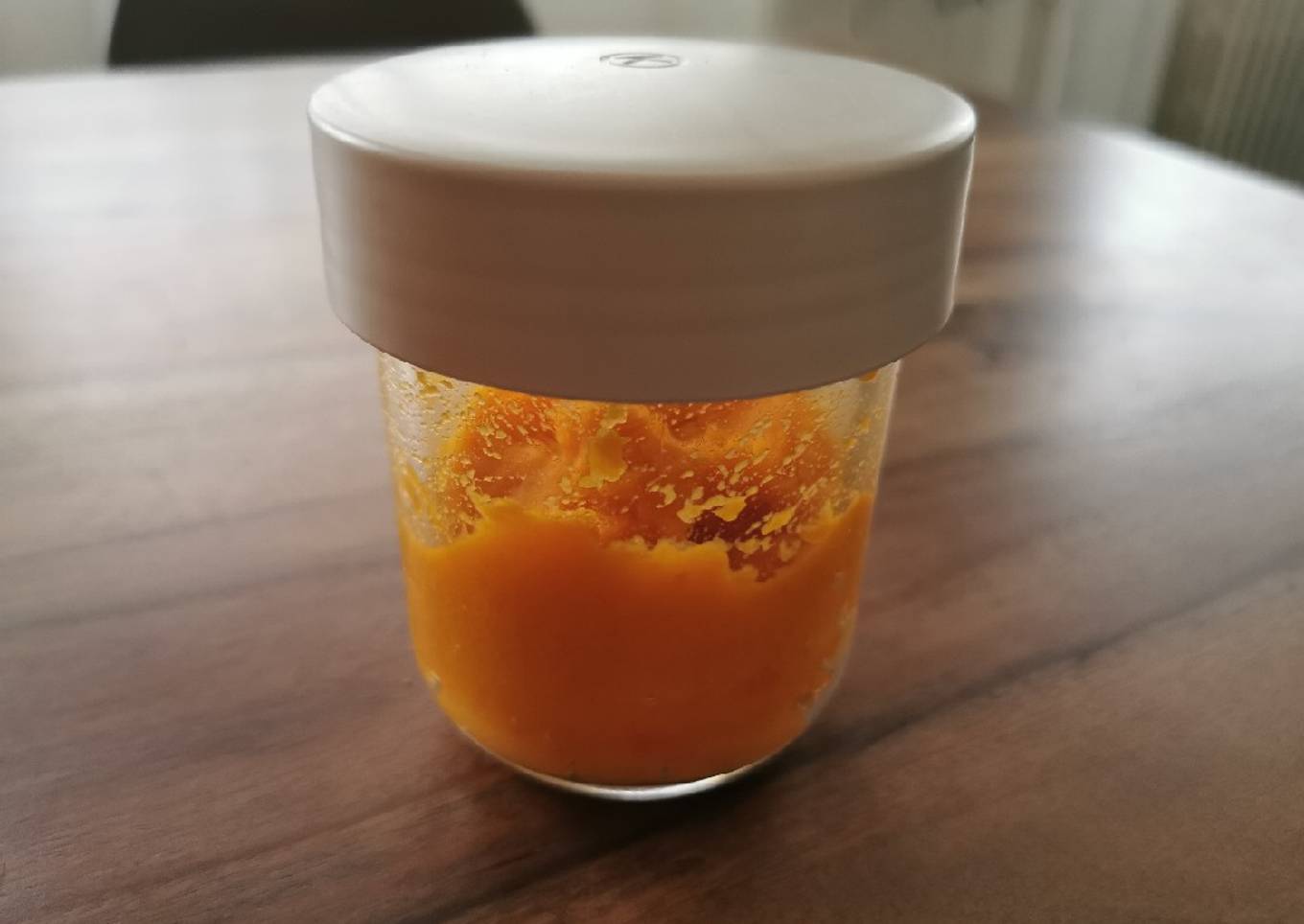 1ère purée de carotte pour bébé