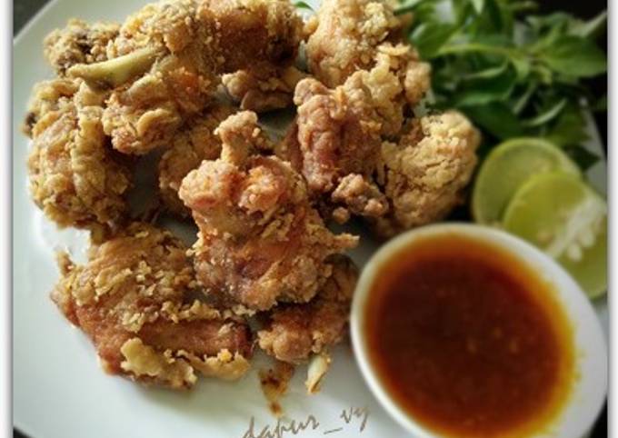 Ayam Goreng Terasi ala resto