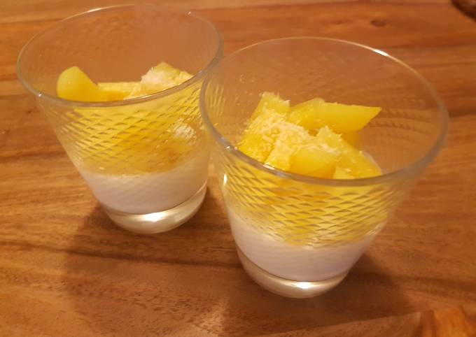 Easiest Way to Prepare Panna cotta exotique (citron vert, coco et ananas)