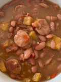 Saragoza con patica de cerdo y chorizo
