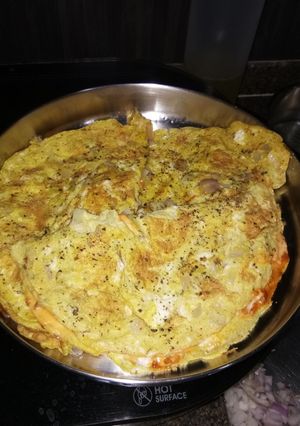 A picture of Spicy fiesta omelette.