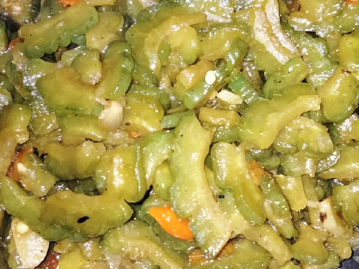 Cara Gampang Menyiapkan Resep Tumis pare pahit nagih yang Uenak Anti Ribet, Bisa Manjain Lidah