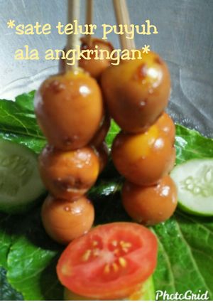 Foto resep *sate telur puyuh ala angkringan*