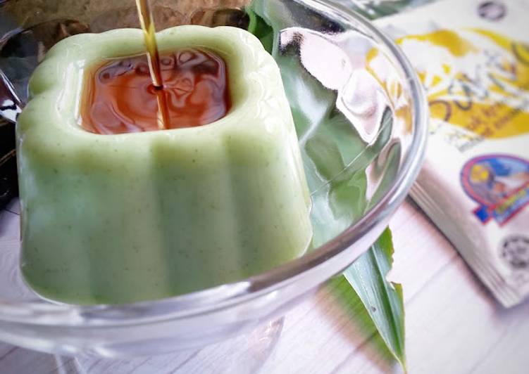 Bagaimana Menyiapkan Resepi Bubur Som Som Pandan Yang Lembut Dan Tak Keras, Sedap Makan Sejuk - Sejuk yang Enak Banget