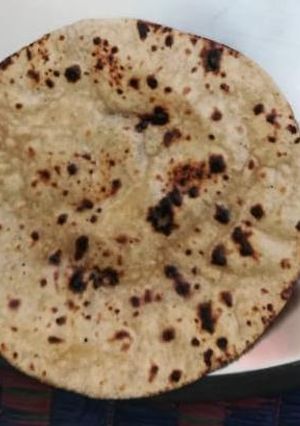 A picture of Oats roti.
