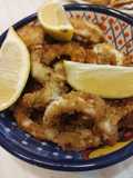 Rabas fritas con Panko