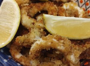 Una foto de Rabas fritas con Panko