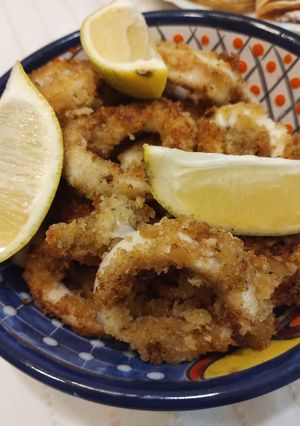 Una foto de Rabas fritas con Panko