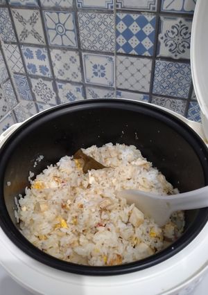 Foto resep Nasi liwet rice cooker