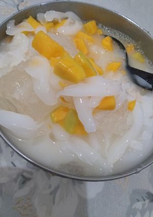 Foto resep Jelly degan with mango