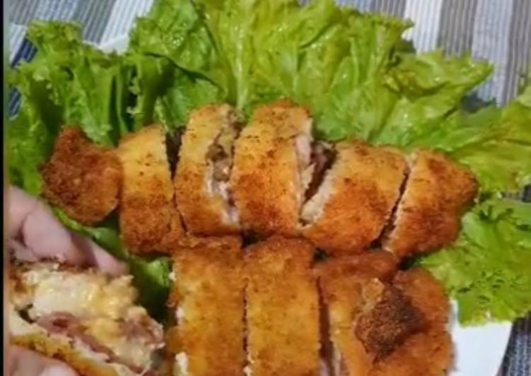 Chicken Cordon Blue ala eke