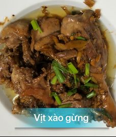 vịt xào