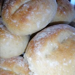 A picture of Portuguese rolls.