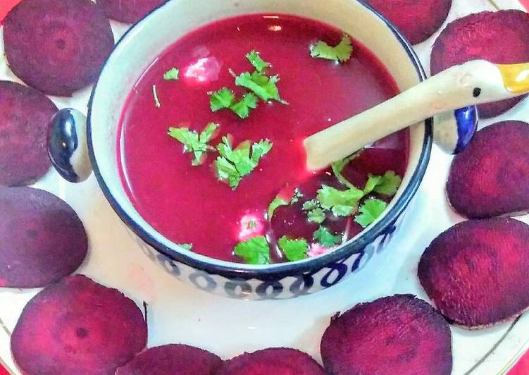 How to Make Super Quick Homemade Beetroot soup