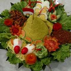 รูปของ Nasi kuning tumpeng spesial 17an