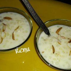 A picture of Sabudana Kheer.