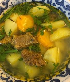canh thịt bò khoai tây