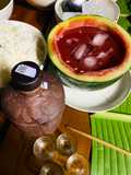 Cocktail dưa hấu Sải Duần và rượu táo mèo Sapa
