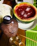 Cocktail dưa hấu Sải Duần và rượu táo mèo Sapa