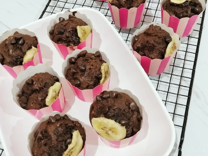 Langkah Mudah untuk Membikin Resep  CHOCO BANANA MUFFIN (MUFFIN PISANG COKLAT) yang Sempurna, Menggugah Selera