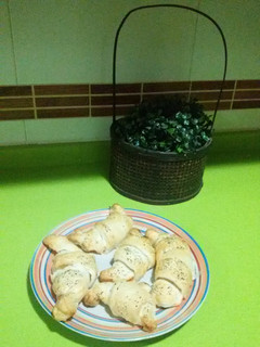 Una foto de Croissants capresse