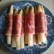 Espárragos con jamón