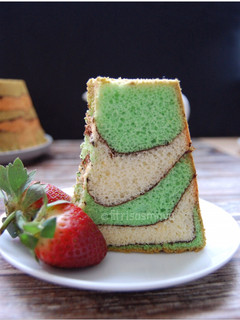 Foto resep Topo Map Chiffon Cake
