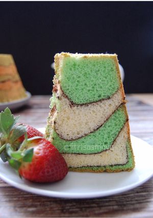 Foto resep Topo Map Chiffon Cake