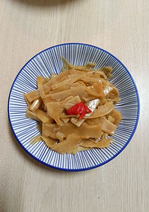 雞汁油悶筍 的食譜成品照片