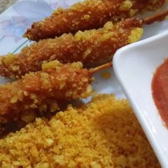A picture of Chat pat Crunchy chicken sticks.