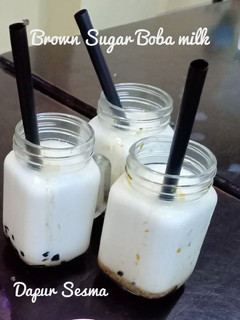 Foto resep Brown Sugar Boba Milk