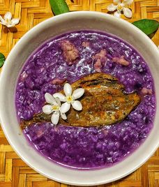 cháo thịt heo khoai lang