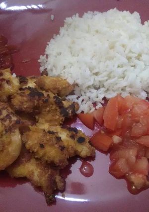 A picture of Chicken nugget plate.